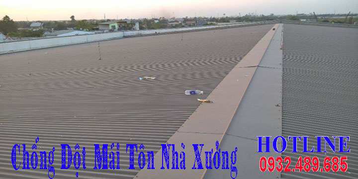 Báo giá chống dột mái tôn nhà xưởng giá rẻ