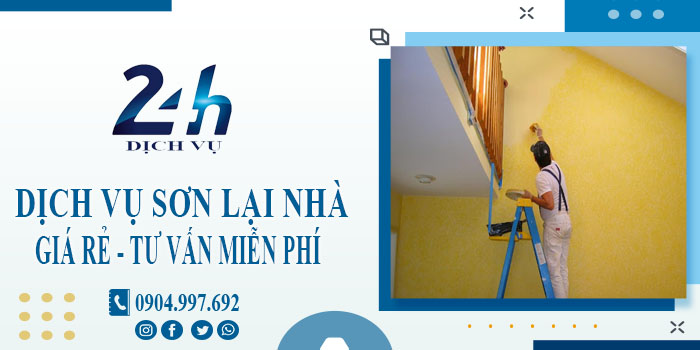 Giá dịch vụ sơn lại nhà tại Bình Chánh【Hotline 0904 997 692】