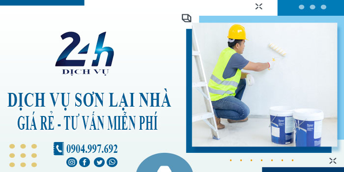 Báo giá dịch vụ sơn lại nhà tại Gò Vấp【Hotline 0904997692】