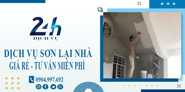 Báo giá dịch vụ sơn lại nhà tại Long An【Hotline 0904997692】