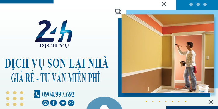 Giá dịch vụ sơn lại nhà tại Phú Nhuận【Hotline 0904 997 692】