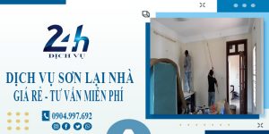 Báo giá dịch vụ sơn lại nhà tại quận 1【Hotline 0904 997 692】