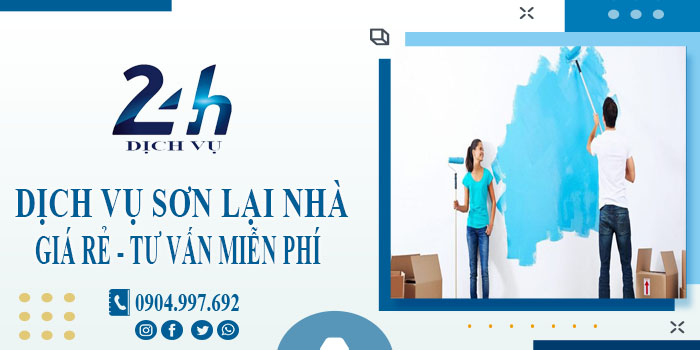 Báo giá dịch vụ sơn lại nhà tại quận 11【Hotline 0904 997 692】