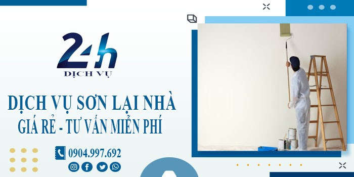 Báo giá dịch vụ sơn lại nhà tại quận 3【Hotline 0904 997 692】