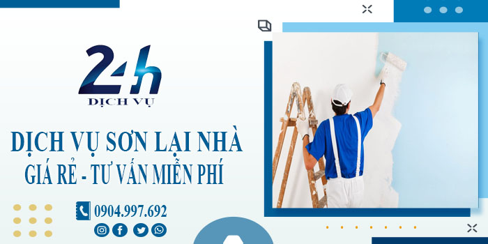 Báo giá dịch vụ sơn lại nhà tại quận 5【Hotline 0904 997 692】