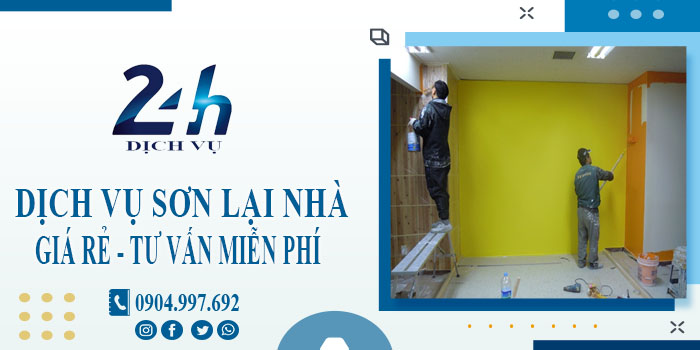 Báo giá dịch vụ sơn lại nhà tại quận 7【Hotline 0904 997 692】