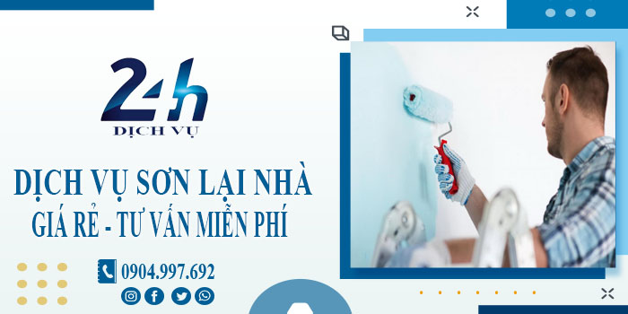 Báo giá dịch vụ sơn lại nhà tại Tp Bà Rịa【Hotline 0904997692】