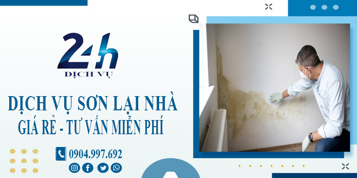 Báo giá dịch vụ sơn lại nhà tại Tp Dĩ An【Hotline 0904997692】