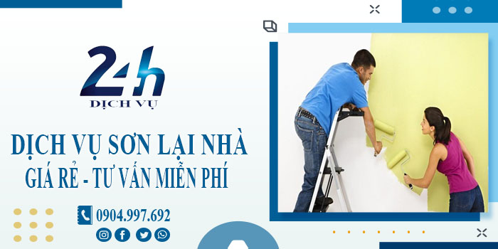 Giá dịch vụ sơn lại nhà tại Tp Thuận An【Hotline 0904 997 692】